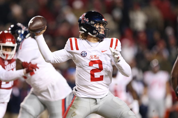 ole miss football jaxson dart usa today sports