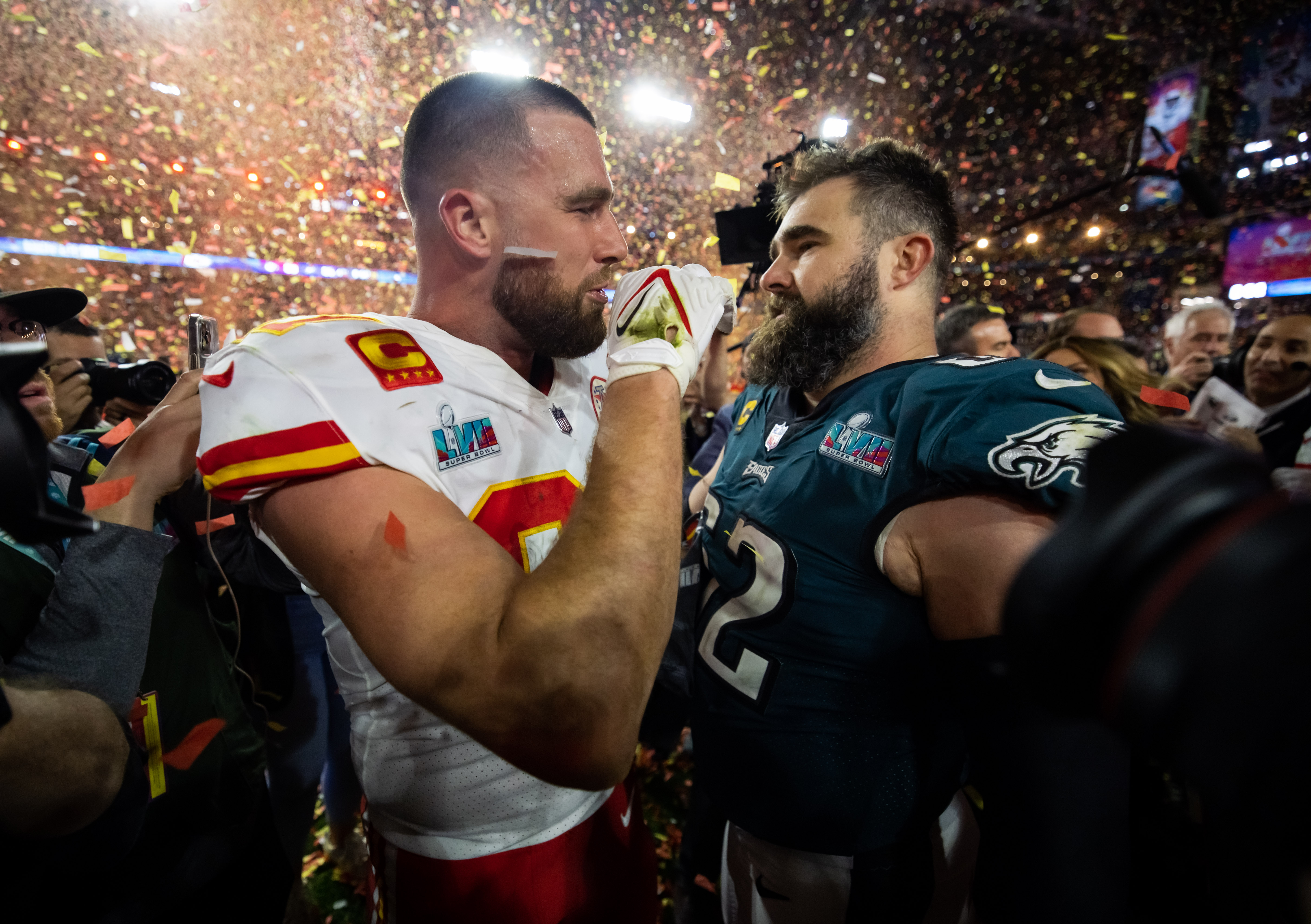 Travis and Jason Kelce USA Today Sports