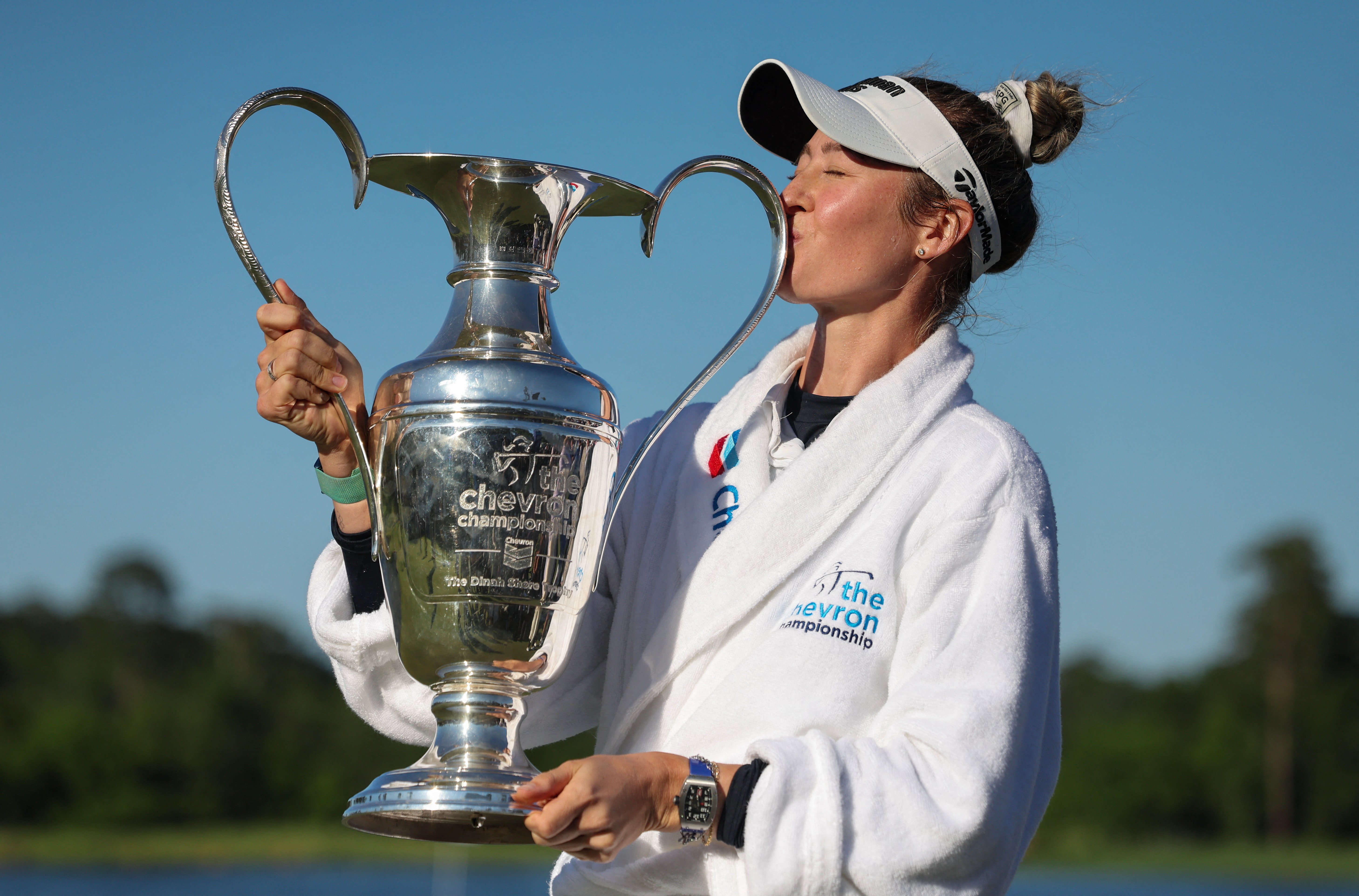 Nelly Korda winning The Chevron Championship USA Today Sports