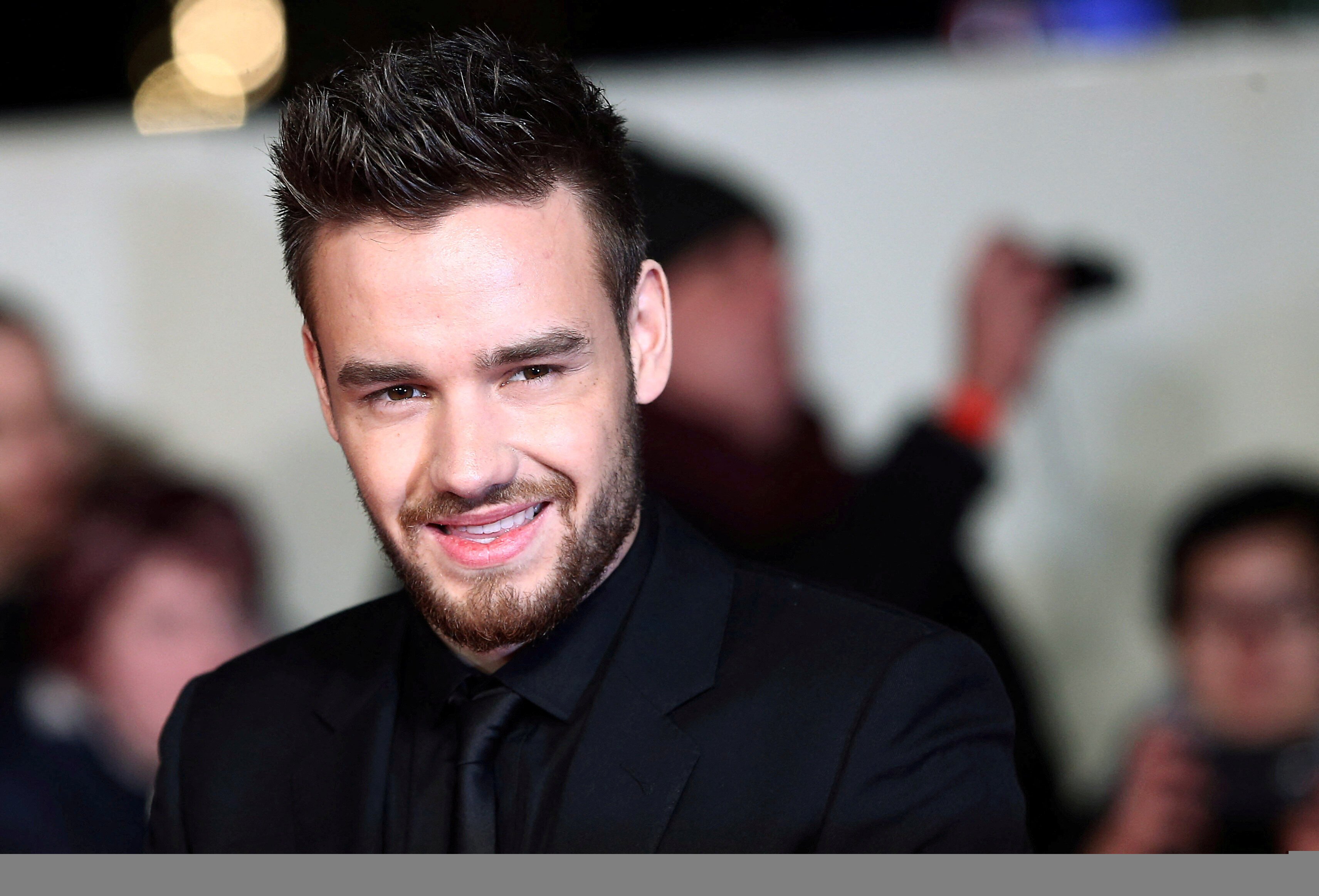 Singer Liam Payne poses for photographers at the world premiere of the film 