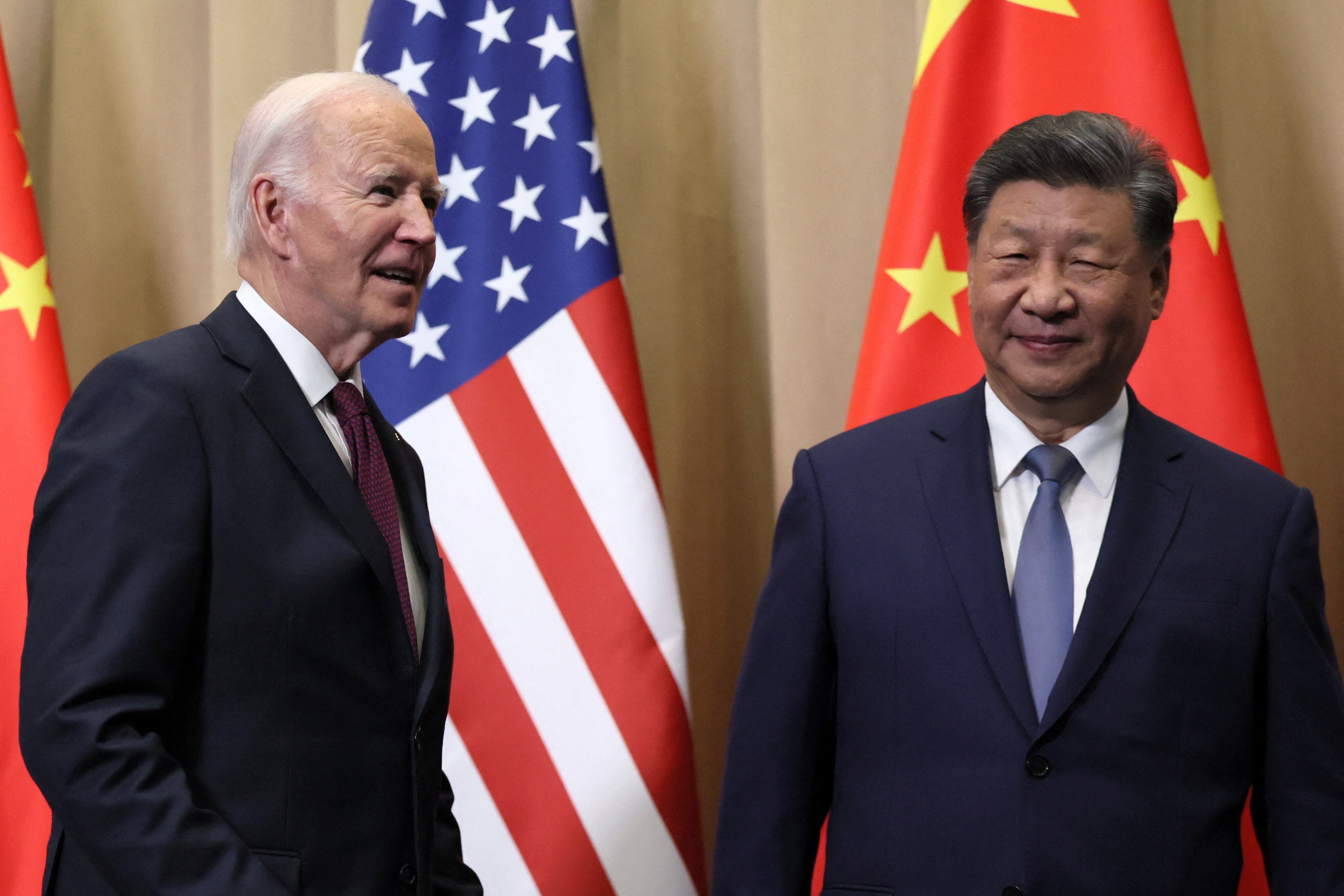 China’s leader Xi Jinping Joe Biden REUTERS