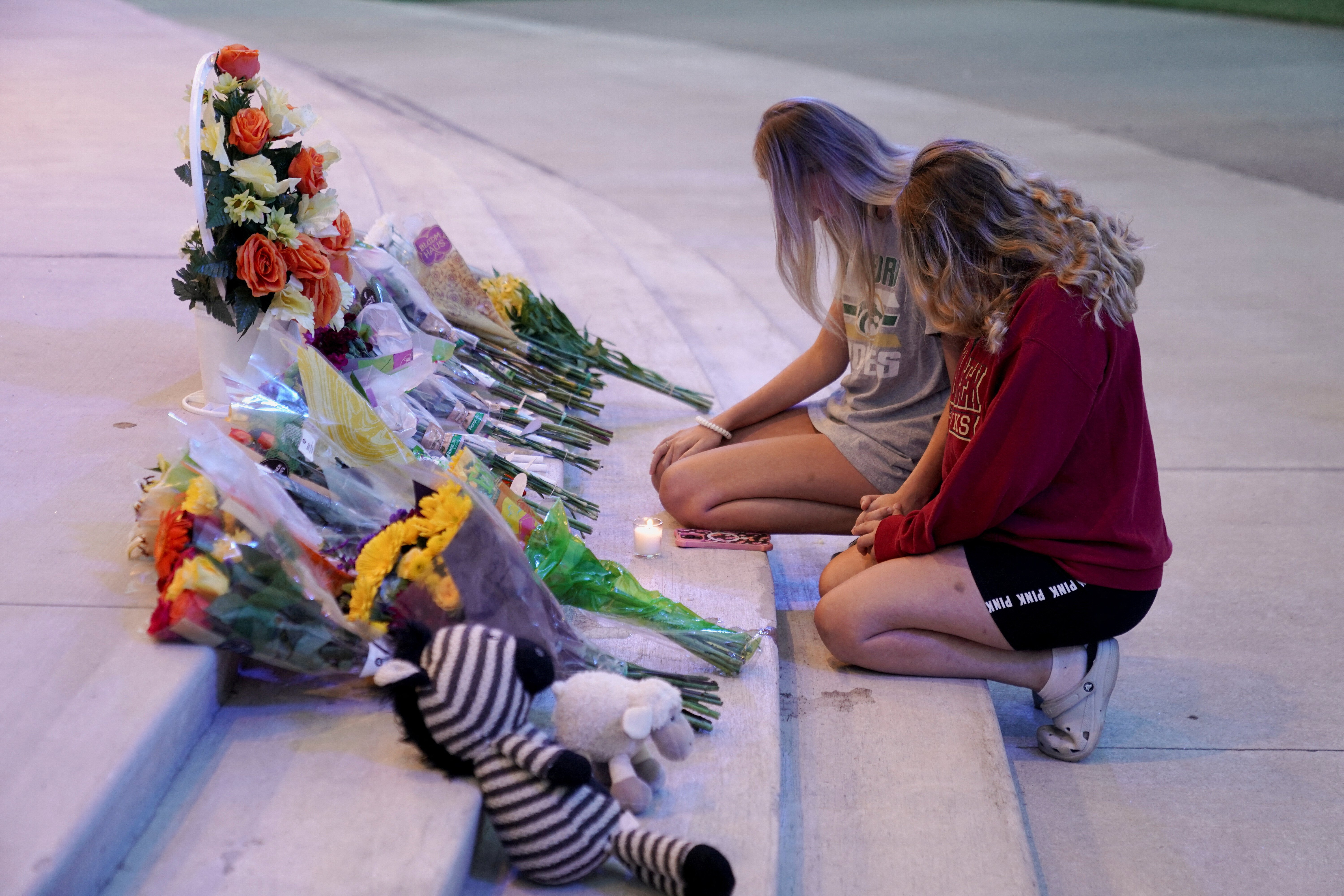 People attend a vigil at Jug Tavern Park following a shooting at Apalachee High School in Winder, Georgia, U.S. September 4, 2024. REUTERS/Elijah Nouvelage