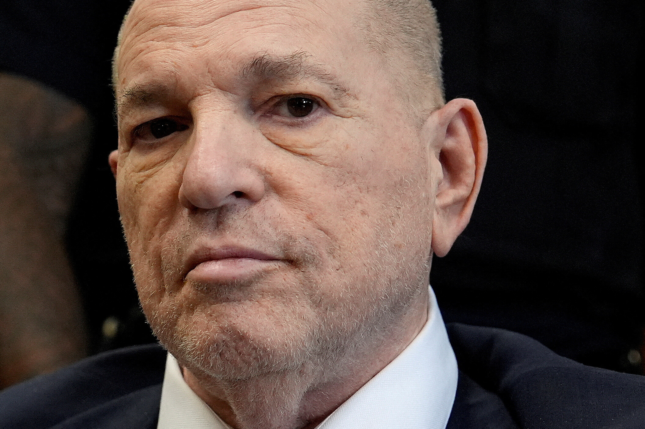 Former film producer Harvey Weinstein appears in Manhattan Criminal court for a status hearing to be retried, following his overturned sex crimes conviction, in New York City, New York, U.S., May 29, 2024. Julia Nikhinson/Pool via REUTERS