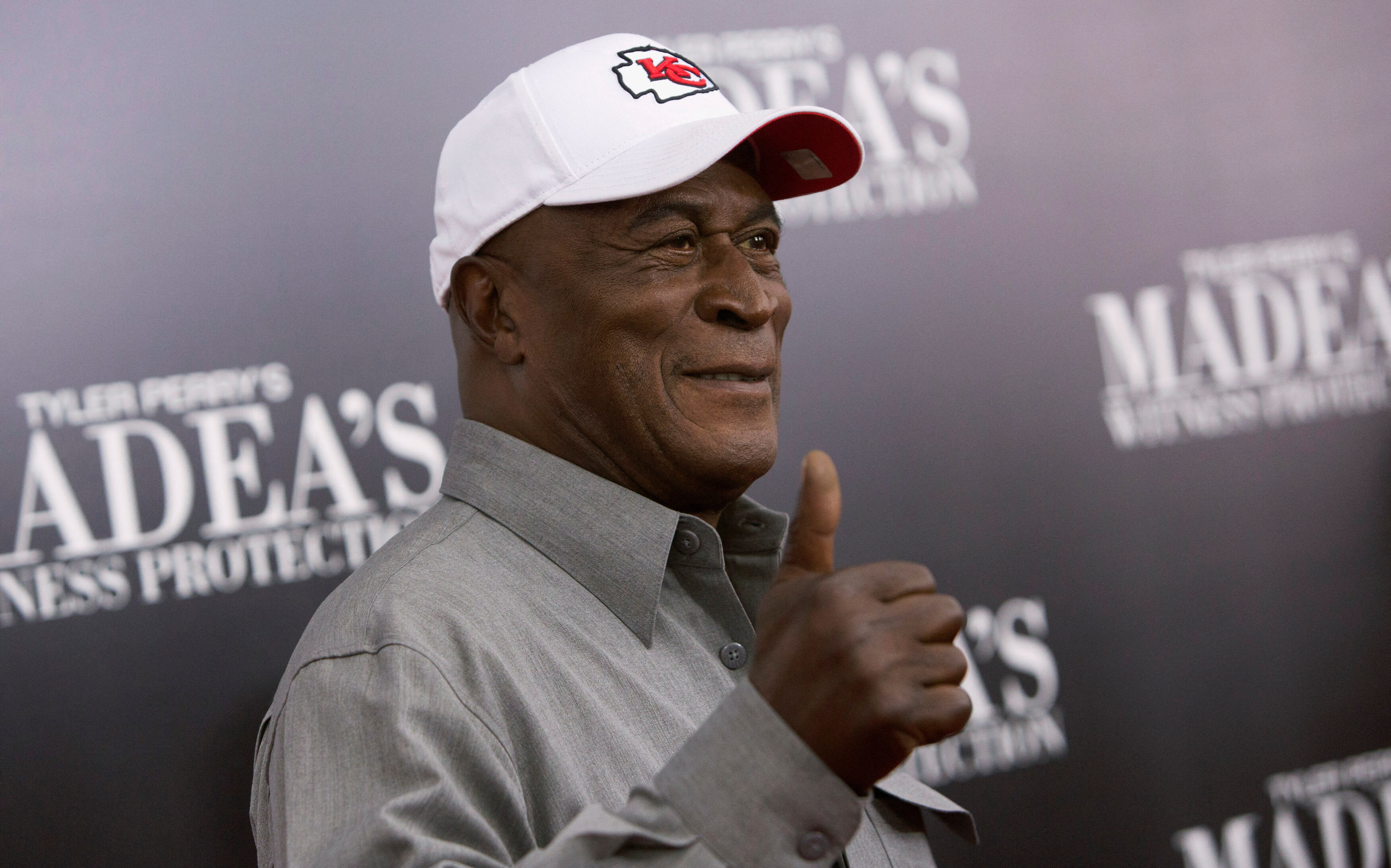 Cast member John Amos arrives for the New York premiere of 