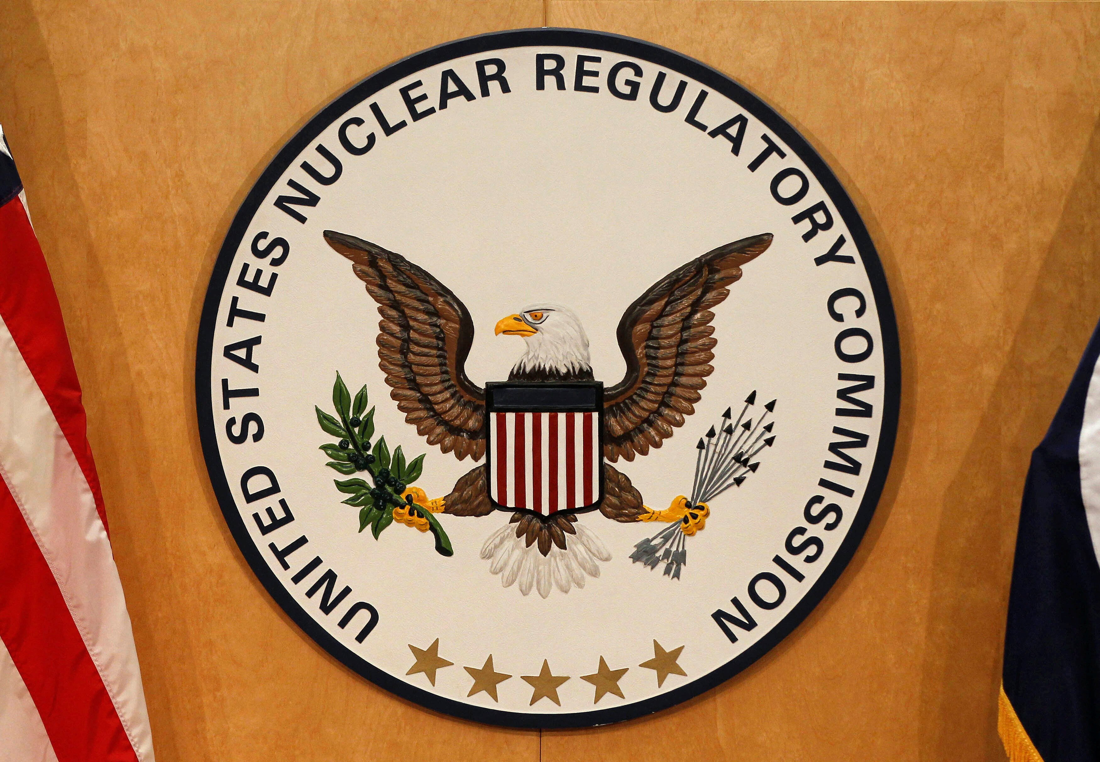 A U.S. Nuclear Regulatory Commission sign is pictured at the headquarters building in Rockville, Maryland, March 21, 2011. REUTERS/Larry Downing/File Photo