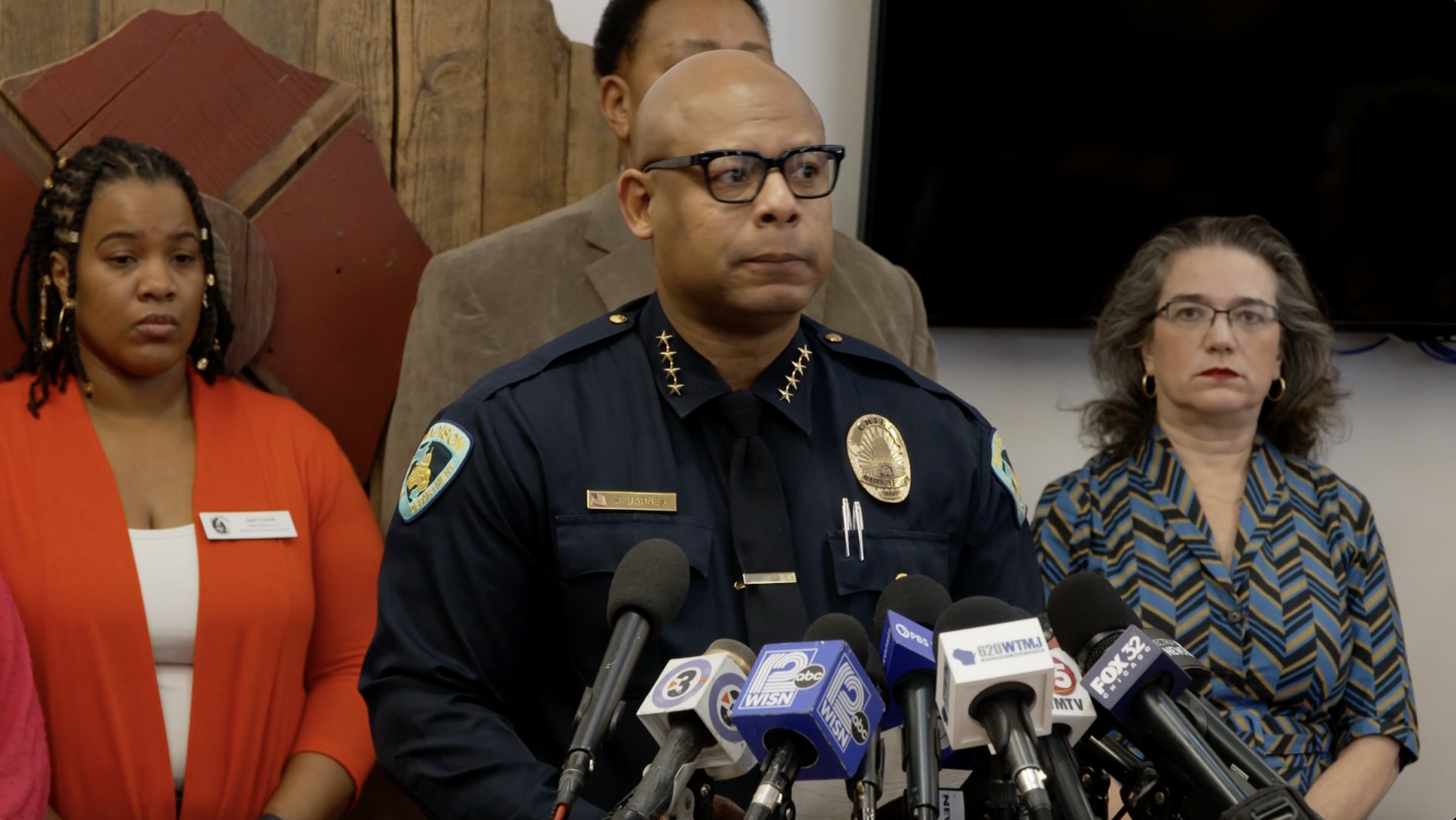 Madison Police Department holds news presser following shooting. Photo Credit: CNN 